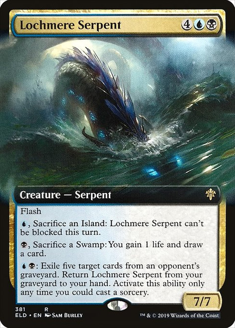 Lochmere Serpent (ELD) (Extended Art) (#381)