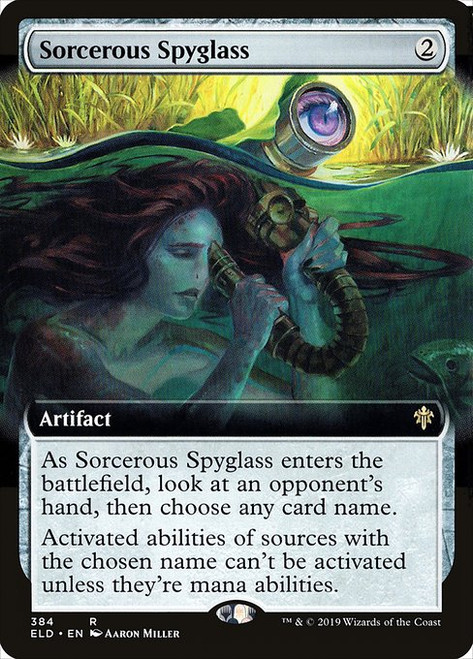 Sorcerous Spyglass (ELD) (Extended Art) (#384)
