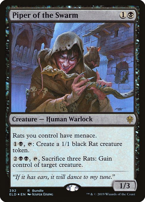 Piper of the Swarm (ELD) (Foil) (#392)