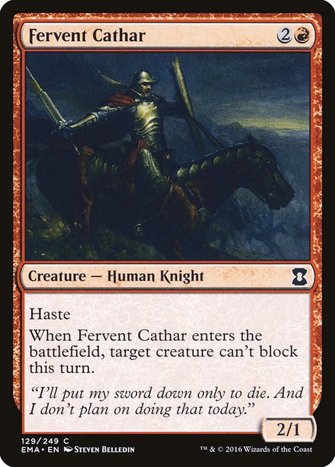 Fervent Cathar (EMA) (Foil) (#129)