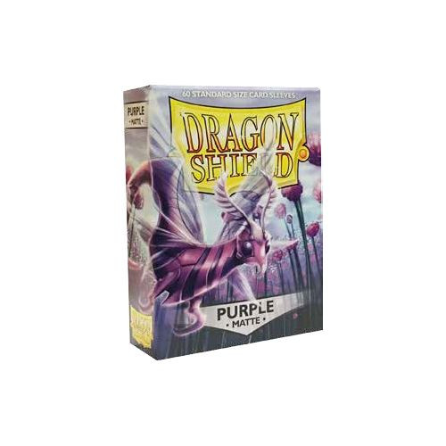 Dragon Shield Sleeves: Matte Purple (Box Of 60)