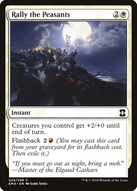Rally the Peasants (EMA) (Foil) (#25)