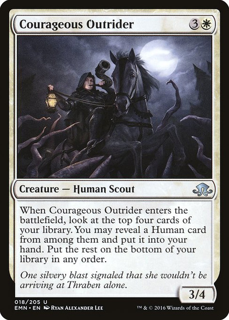 Courageous Outrider (EMN) (Foil) (#18)