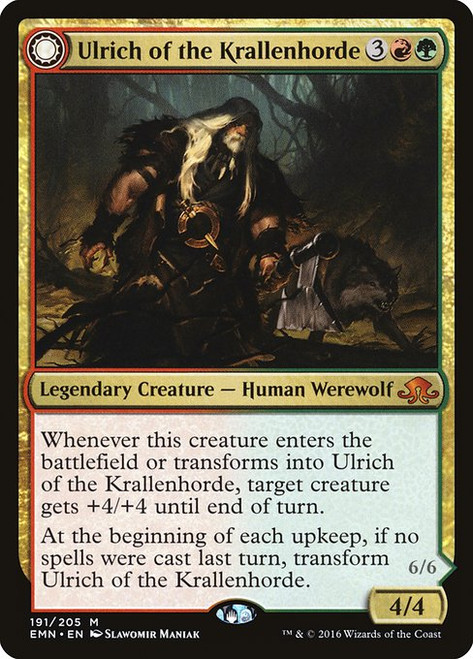 Ulrich of the Krallenhorde // Ulrich, Uncontested Alpha (EMN) (#191)