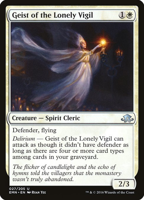 Geist of the Lonely Vigil (EMN) (Foil) (#27)