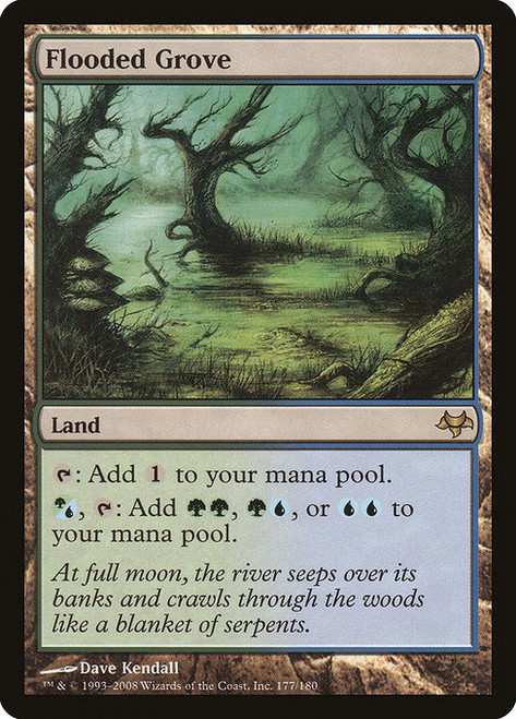 Flooded Grove (EVE) (Foil) (#177)