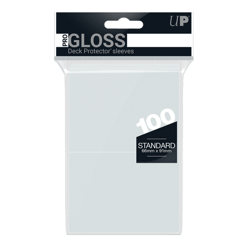 Ultra Pro - 100ct Pro-Gloss Clear Standard Deck Protector Sleeves