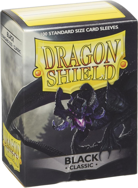 Dragon Shield Sleeves: Classic Black - Standard - (Box of 100)