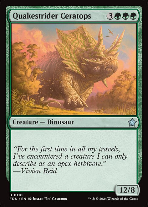 Quakestrider Ceratops (FDN) (#110)