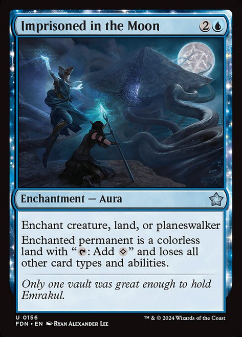 Imprisoned in the Moon (FDN) (Foil) (#156)