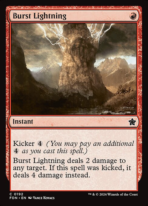 Burst Lightning (FDN) (Foil) (#192)