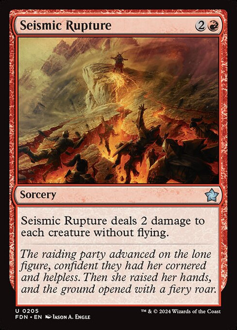 Seismic Rupture (FDN) (Foil) (#205)