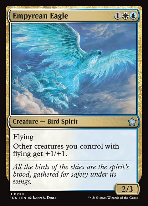 Empyrean Eagle (FDN) (Foil) (#239)