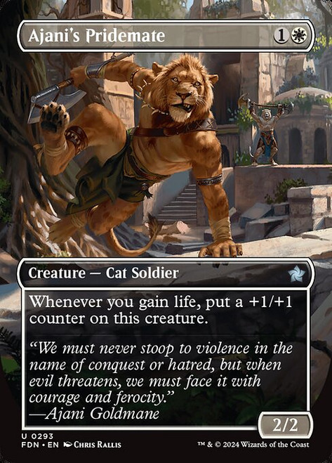 Ajani's Pridemate (FDN) (Borderless) (#293)