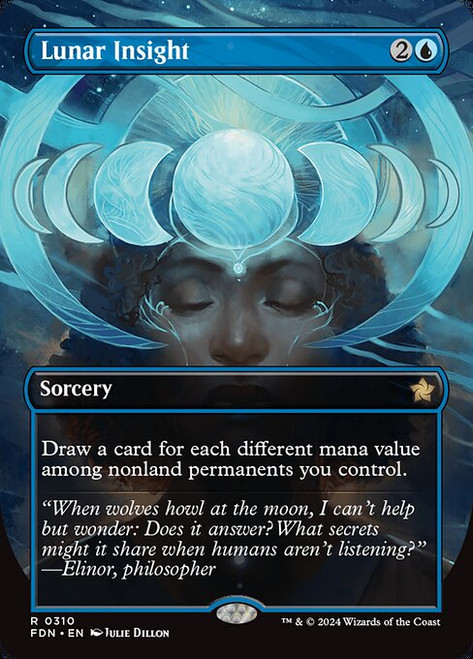 Lunar Insight (FDN) (Foil) (Borderless) (#310)
