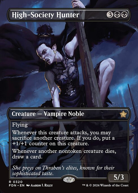 High-Society Hunter (FDN) (Borderless) (#320)