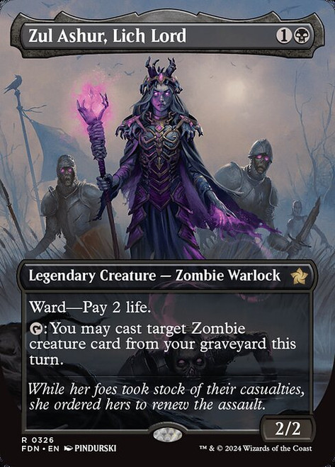 Zul Ashur, Lich Lord (FDN) (Borderless) (#326)