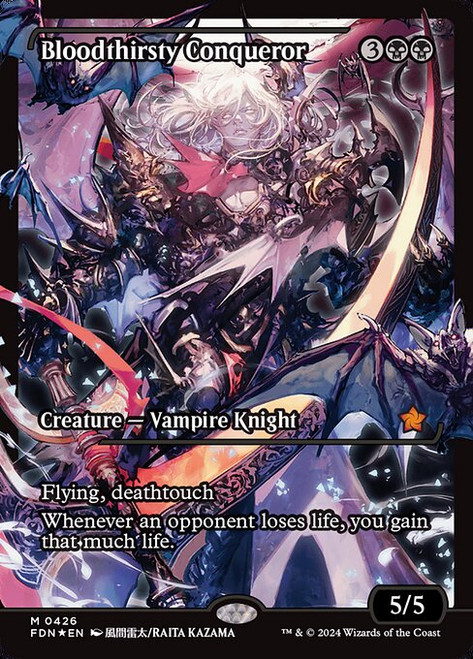 Bloodthirsty Conqueror (FDN) (Foil) (Showcase) (#426)