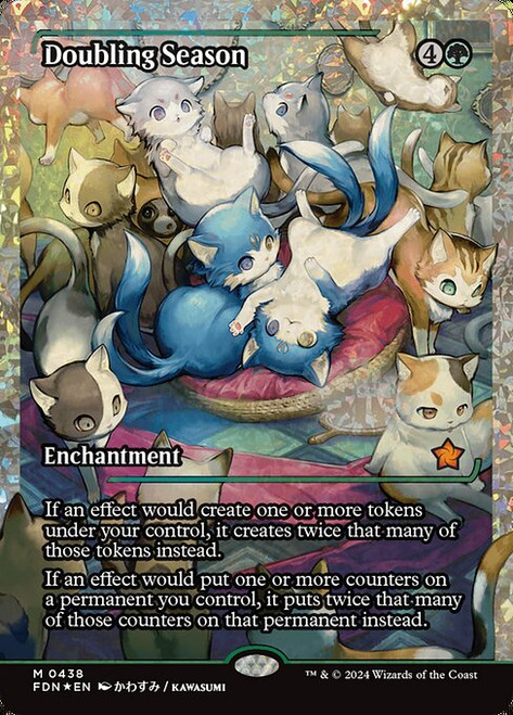 Doubling Season (FDN) (Fracture Foil) (Showcase) (#438)