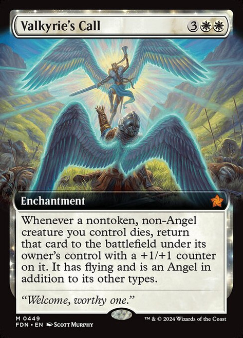 Valkyrie's Call (FDN) (Extended Art) (#449)