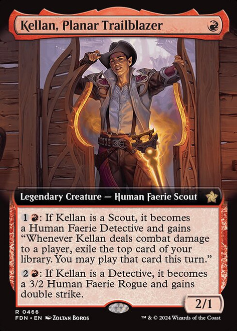 Kellan, Planar Trailblazer (FDN) (Extended Art) (#466)