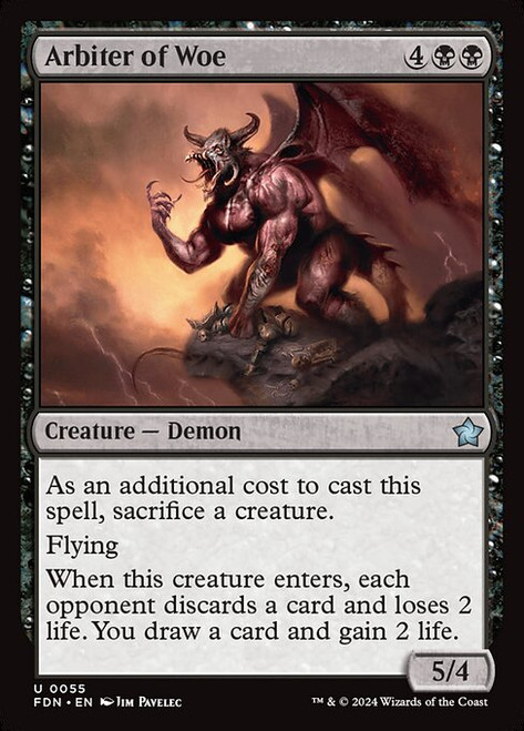Arbiter of Woe (FDN) (Foil) (#55)
