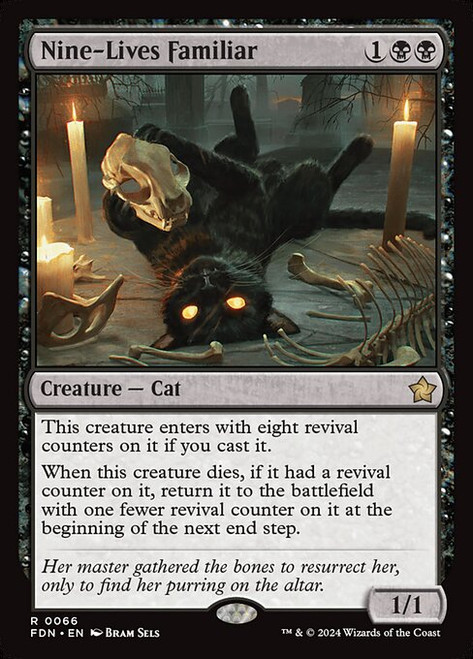 Nine-Lives Familiar (FDN) (Foil) (#66)