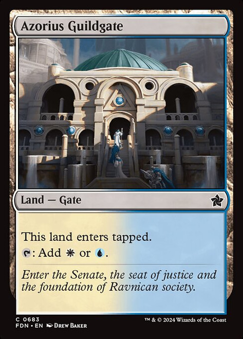 Azorius Guildgate (FDN) (#683)