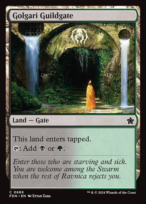 Golgari Guildgate (FDN) (#689)