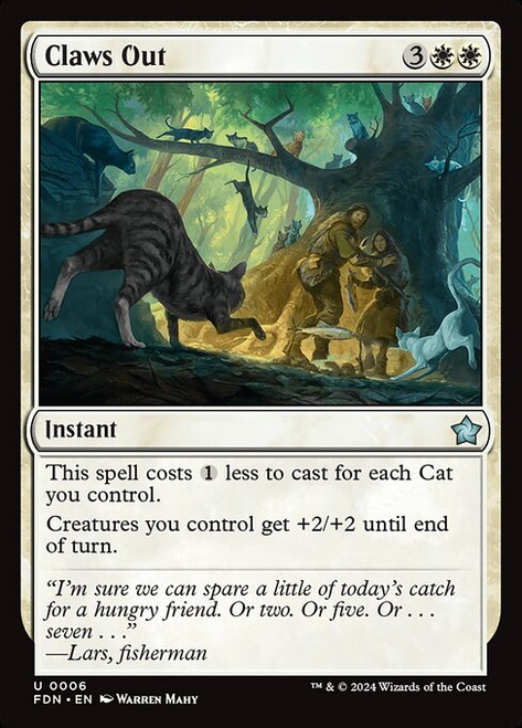Claws Out (FDN) (Foil) (#6)