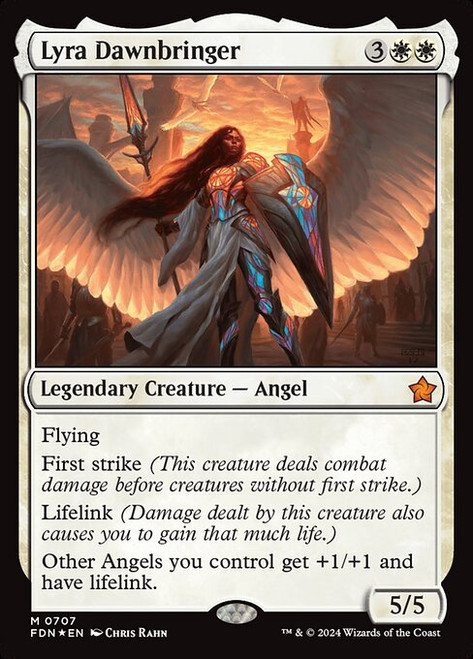 Lyra Dawnbringer (FDN) (Foil) (#707)