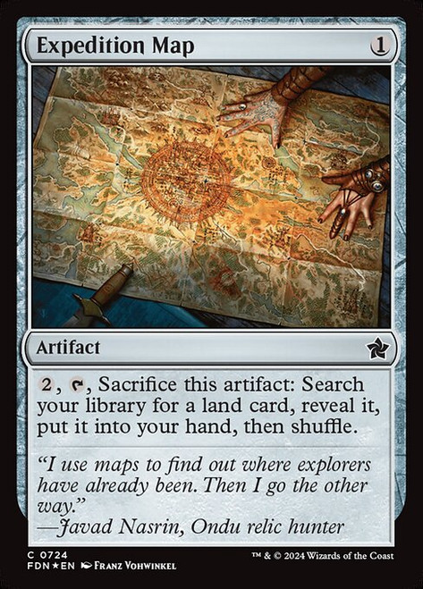 Expedition Map (FDN) (Foil) (#724)