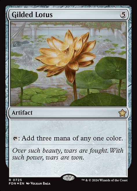 Gilded Lotus (FDN) (Foil) (#725)