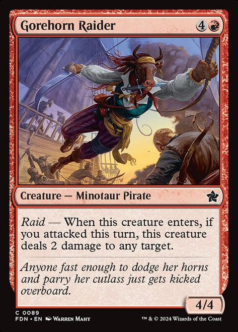 Gorehorn Raider (FDN) (Foil) (#89)