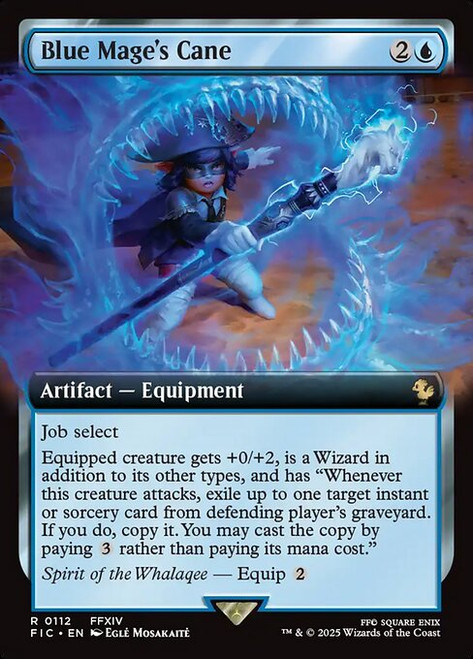 Blue Mage's Cane (FIC) (Foil) (Extended Art) (#112)