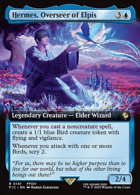 Hermes, Overseer of Elpis (FIC) (Foil) (Extended Art) (#141)