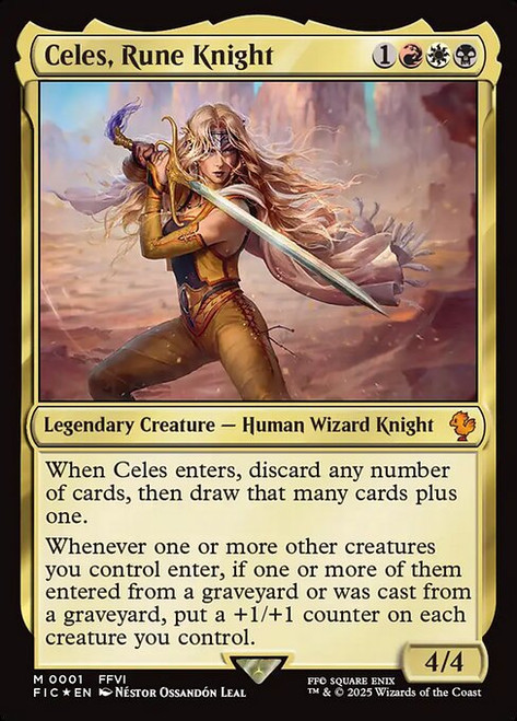 Celes, Rune Knight (FIC) (Foil) (#1)