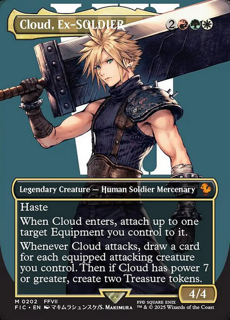 Cloud, Ex-SOLDIER (FIC) (Borderless) (#202)