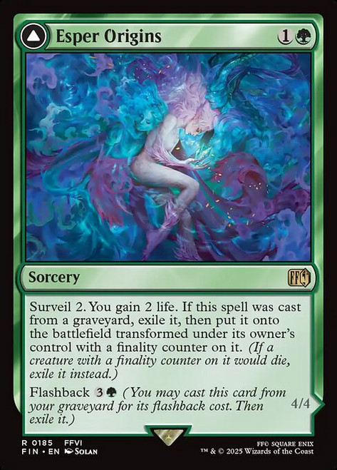 Esper Origins // Summon: Esper Maduin (FIN) (Foil) (#185)