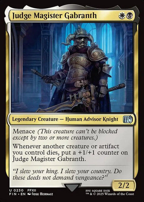 Judge Magister Gabranth (FIN) (Foil) (#230)