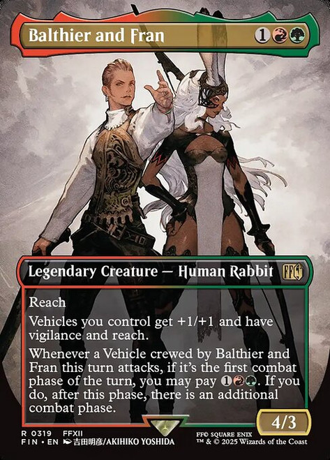 Balthier and Fran (FIN) (Foil) (Borderless) (#319)