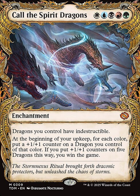 Call the Spirit Dragons (TDM) (Foil) (Showcase) (#309)