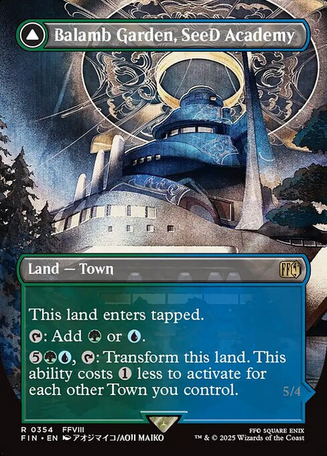 Balamb Garden, SeeD Academy // Balamb Garden, Airborne (FIN) (Foil) (Borderless) (#354)