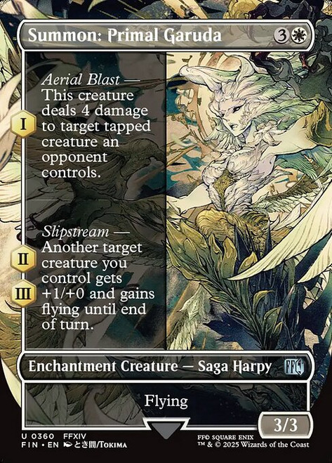 Summon: Primal Garuda (FIN) (Borderless) (#360)