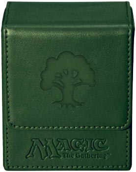Ultra Pro Green Mana Flip Deck Box