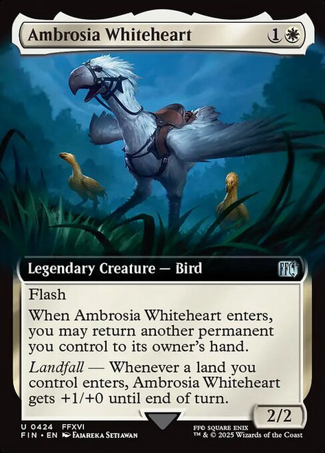 Ambrosia Whiteheart (FIN) (Extended Art) (#424)