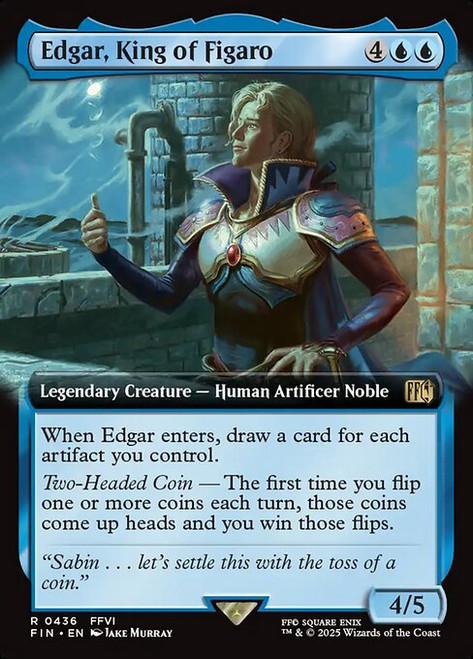 Edgar, King of Figaro (FIN) (Extended Art) (#436)