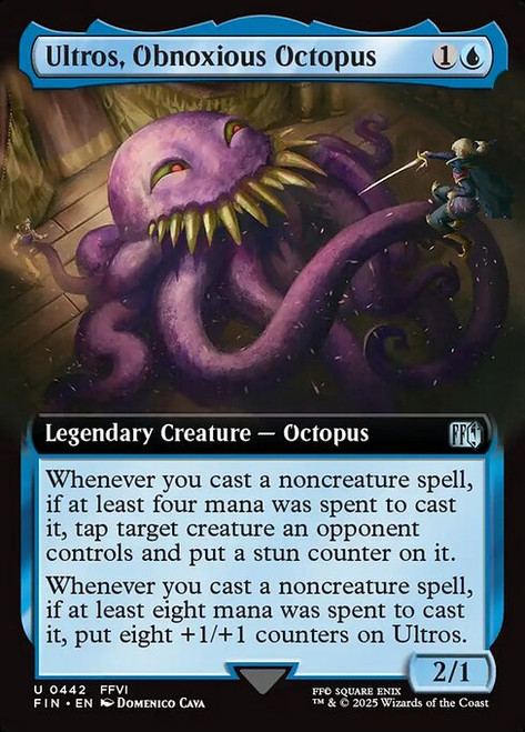 Ultros, Obnoxious Octopus (FIN) (Foil) (Extended Art) (#442)
