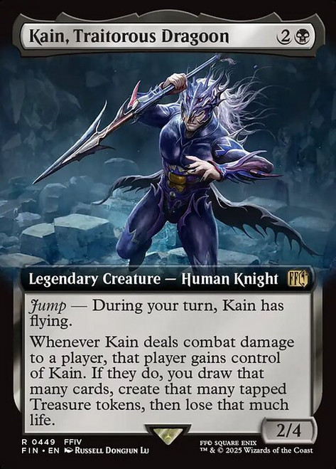 Kain, Traitorous Dragoon (FIN) (Foil) (Extended Art) (#449)