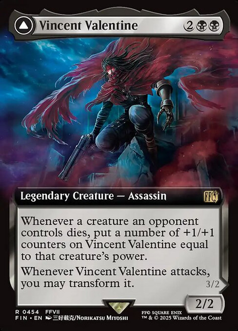 Vincent Valentine // Galian Beast (FIN) (Foil) (Extended Art) (#454)